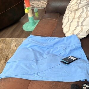 IBKUL Asymmetrical Light Blue tennis skirt